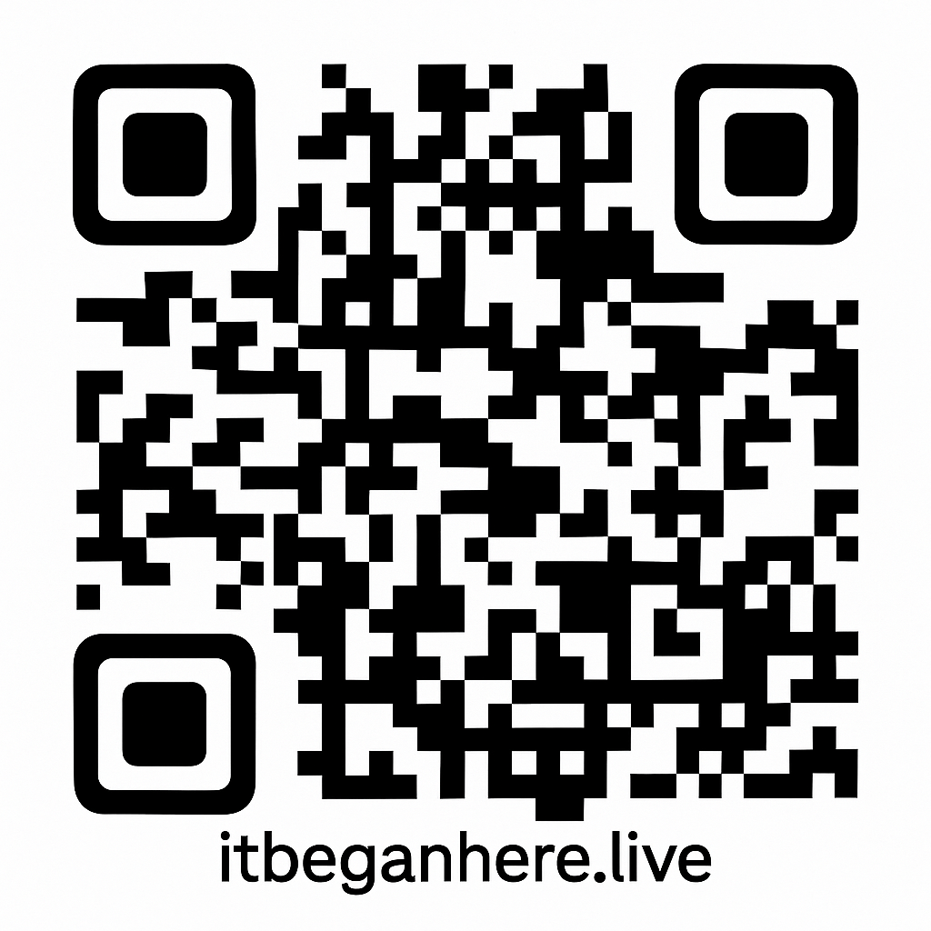 QR-kód: itbeganhere.live